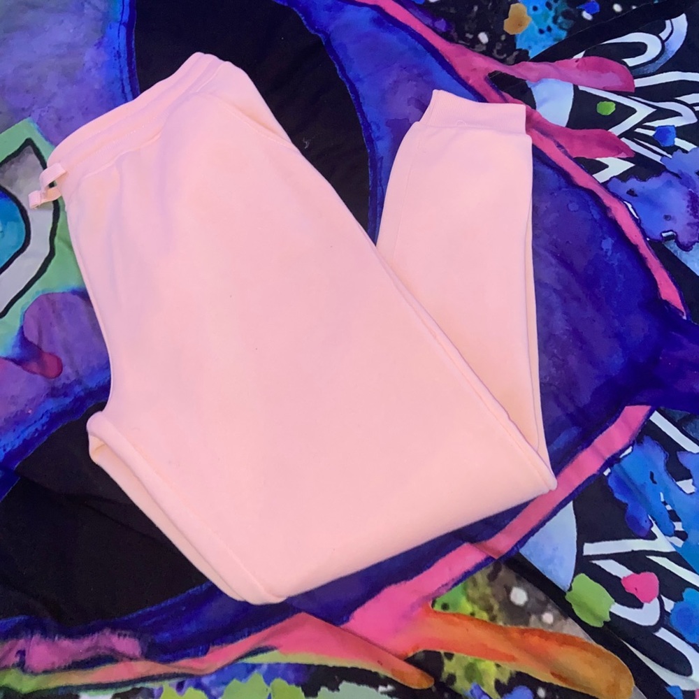 pink sweat pants